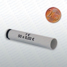 Münzhülsen - 2 Cent Großpackung 2600 Stück