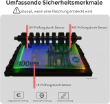 Geldzählmaschine Banknotenzähler für gemischte Scheine Geldzähler Wertzähler SR9200