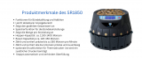 Münzzähler Euro SR1850 - mit Thermodrucker
