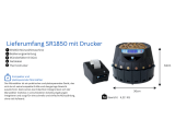 Münzzähler Euro SR1850 - mit Thermodrucker